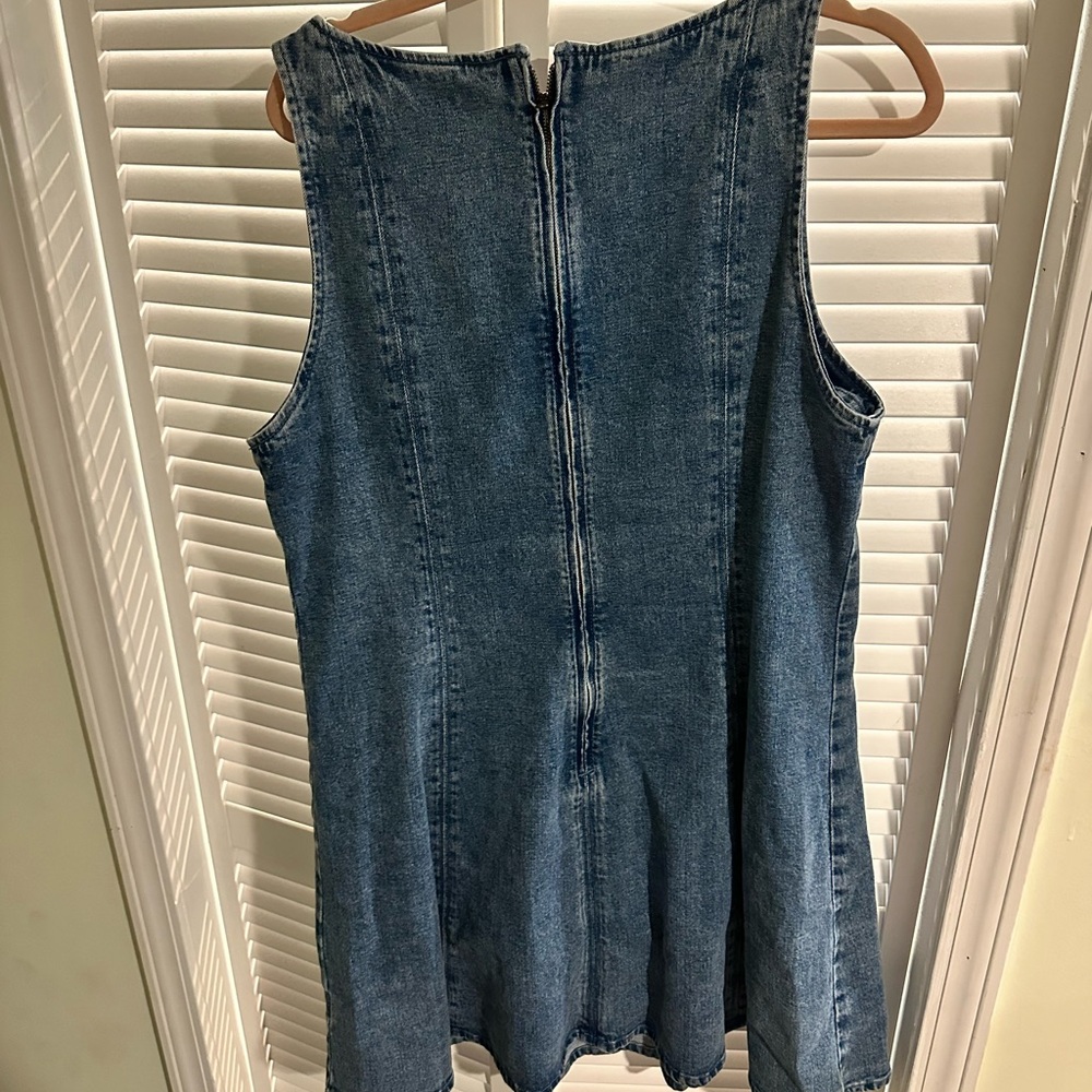 Abercrombie Women's Squareneck Denim XL tall - Picture 4 of 4